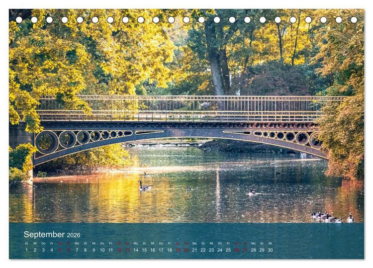 Produktbild: Die D&uuml;ssel von den Quellen bis zu den M&uuml;ndungen (Tischkalender 2026 DIN A5 quer), CALVENDO Monatskalender