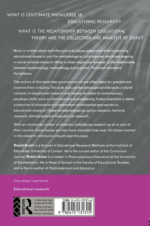 Produktbild: Understanding Educational Research