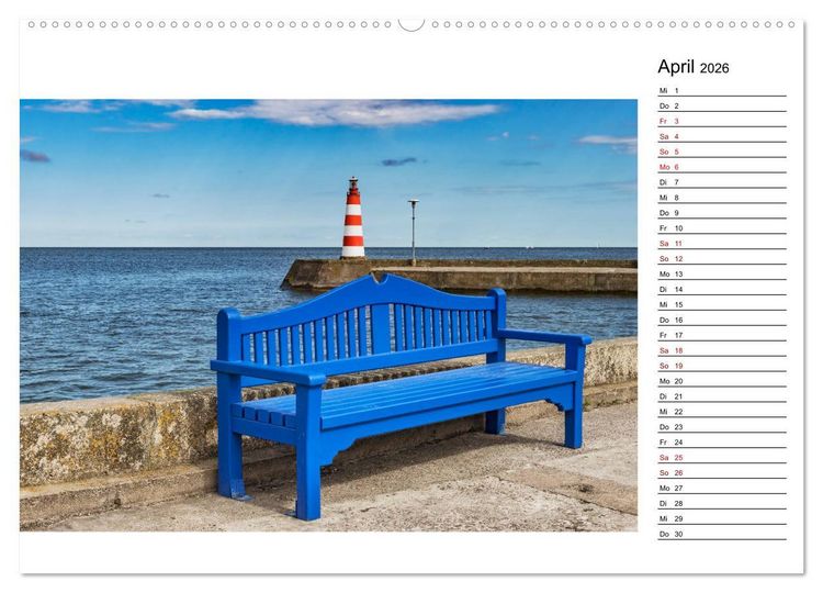 Produktbild: Nida - Perle am Kurischen Haff (hochwertiger Premium Wandkalender 2026 DIN A2 quer), Kunstdruck in Hochglanz