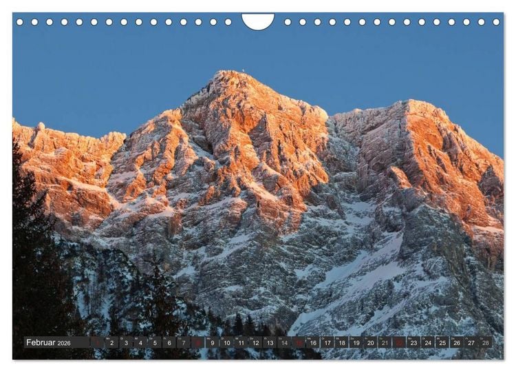 Produktbild: Rund um die Zugspitze (Wandkalender 2026 DIN A4 quer), CALVENDO Monatskalender