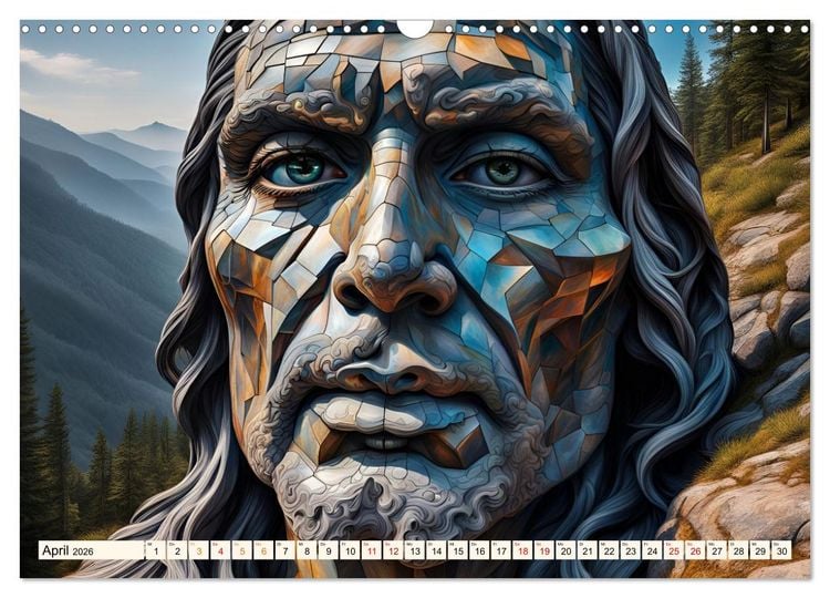 Produktbild: Berg Charaktere (Wandkalender 2026 DIN A3 quer), CALVENDO Monatskalender