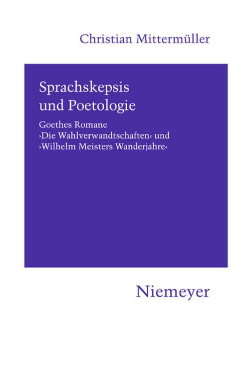 Produktbild: Sprachskepsis und Poetologie