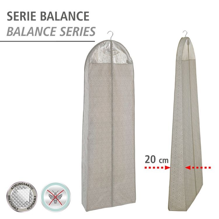 Produktbild: Kleidersack Balance 180 x 60 cm, 2er Set, atmungsaktiv
