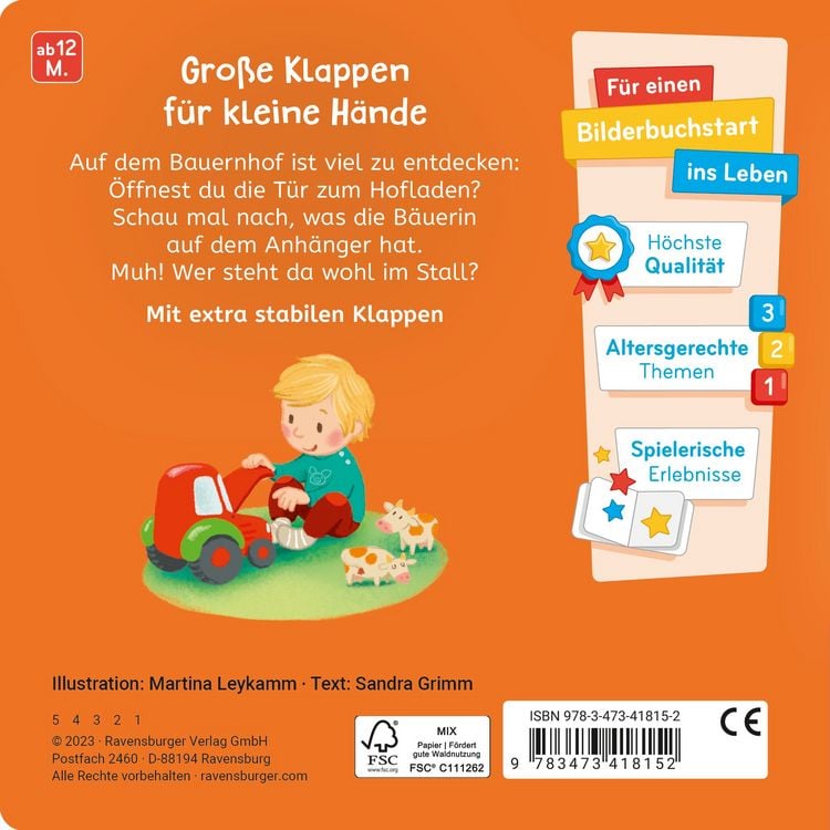 Produktbild: Was siehst du? Klapp auf, klapp zu! Mein Bauernhof