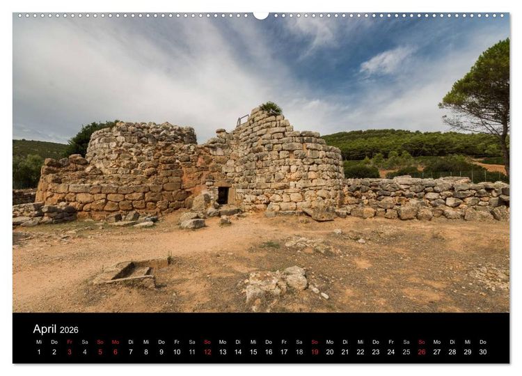 Produktbild: Sardinien - die sch&ouml;nsten Emotionen der Insel (hochwertiger Premium Wandkalender 2026 DIN A2 quer), Kunstdruck in Hochglanz
