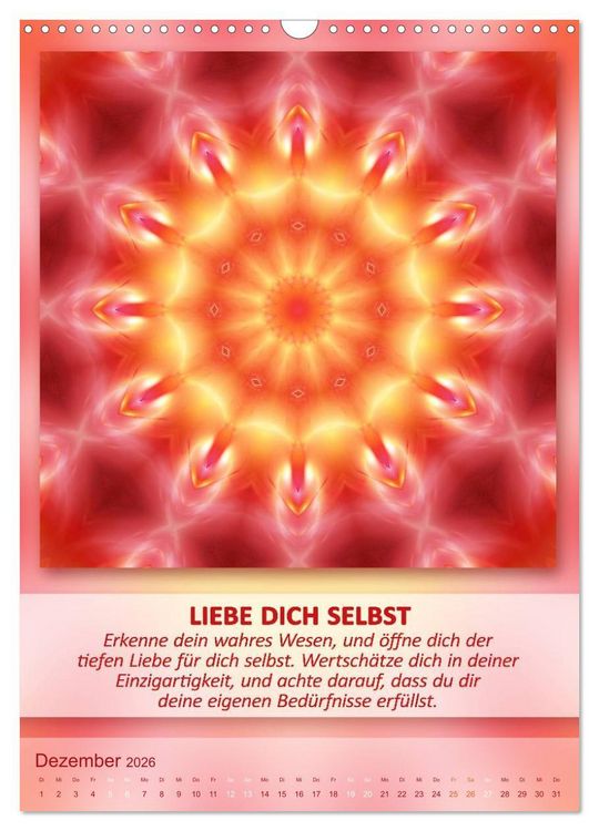 Produktbild: Light Energy Mandalas - Kalender - Vol. 2 (Wandkalender 2026 DIN A3 hoch), CALVENDO Monatskalender