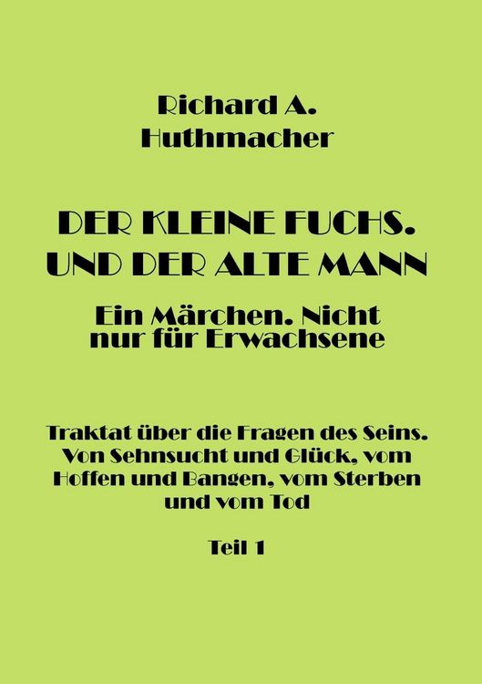 Produktbild: Der Kleine Fuchs. Und der Alte Mann, Teil 1