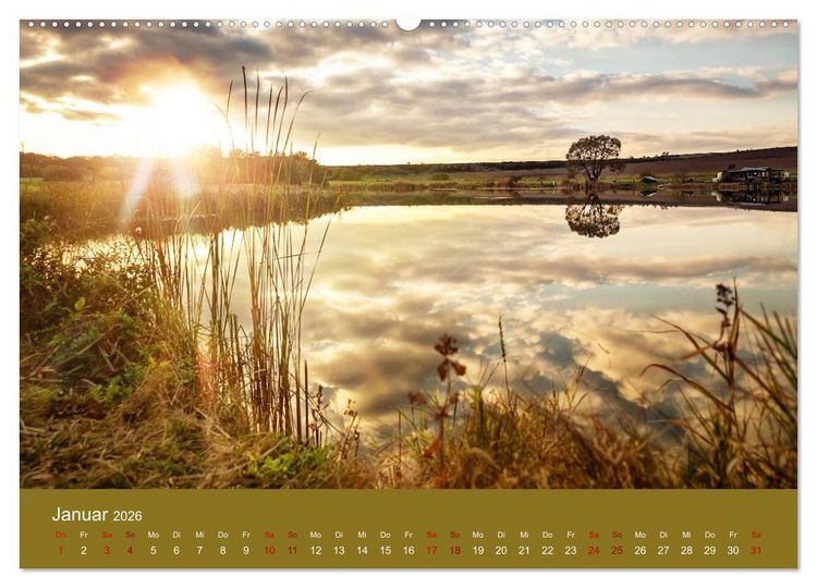 Produktbild: Sommerlichter - Stimmungsvolle Landschaftsbilder (hochwertiger Premium Wandkalender 2026 DIN A2 quer), Kunstdruck in Hochglanz