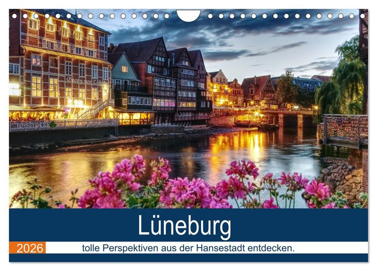 Produktbild: L&uuml;neburg (Wandkalender 2026 DIN A4 quer), CALVENDO Monatskalender