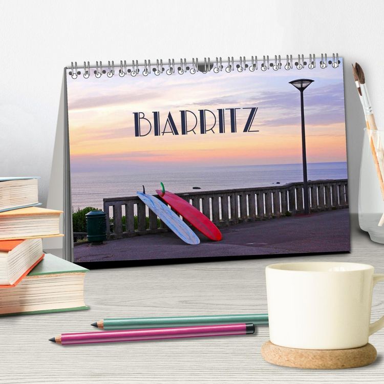 Produktbild: Biarritz (Tischkalender 2026 DIN A5 quer), CALVENDO Monatskalender