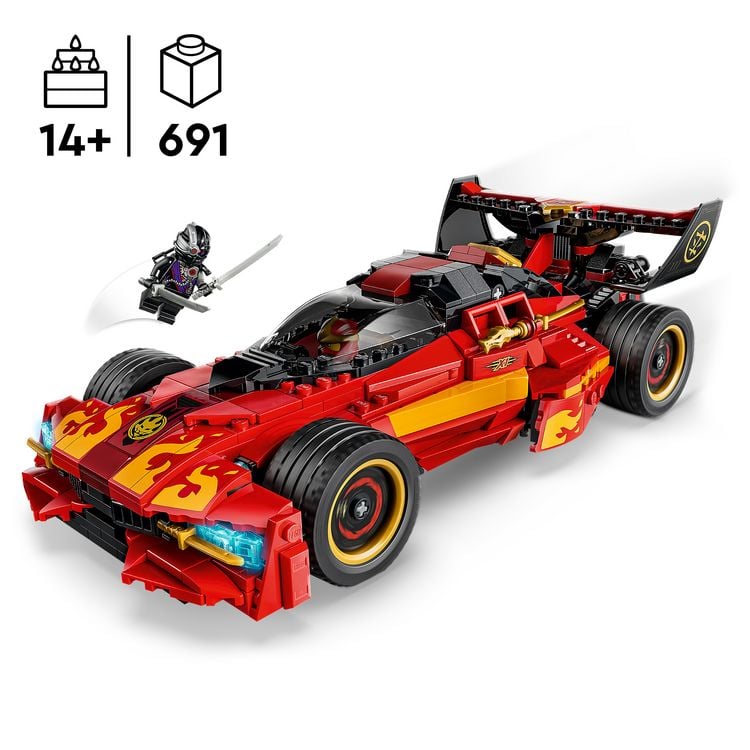 Produktbild: LEGO NINJAGO 71867 15-j&auml;hriges Jubil&auml;um: X-1 Ninja Supercar, DIY Set