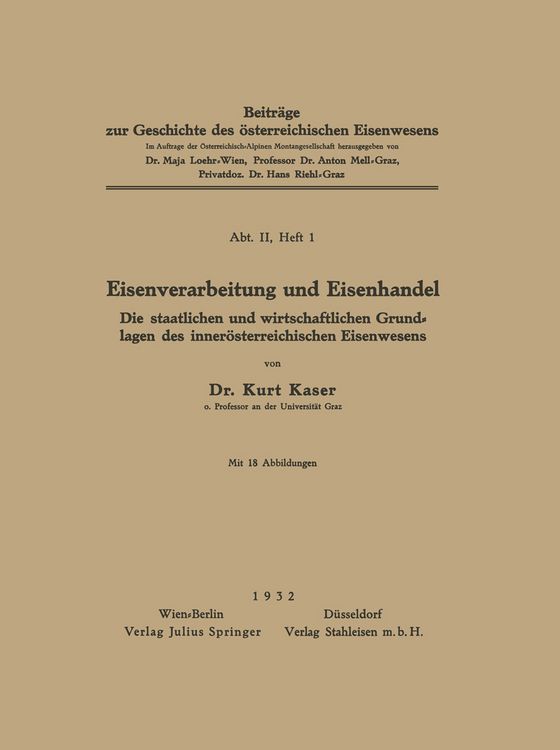Produktbild: Eisenverarbeitung und Eisenhandel