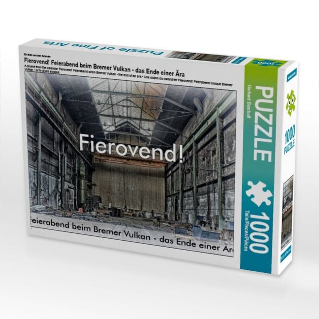 Produktbild: CALVENDO Puzzle Ein Motiv aus dem Kalender Fierovend! Feierabend beim Bremer Vulkan - das Ende einer &Auml;ra | 1000 Teile Lege-Gr&ouml;&szlig;e 64x48cm Foto-Puzzle f&uuml;r gl&uuml;ckliche Stunden
