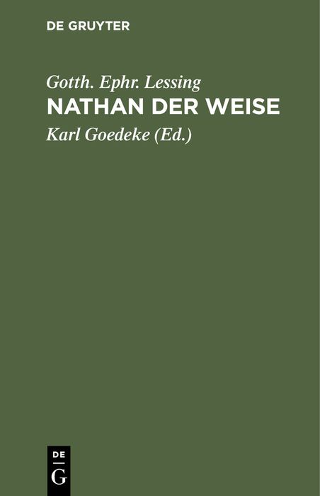 Produktbild: Nathan der Weise