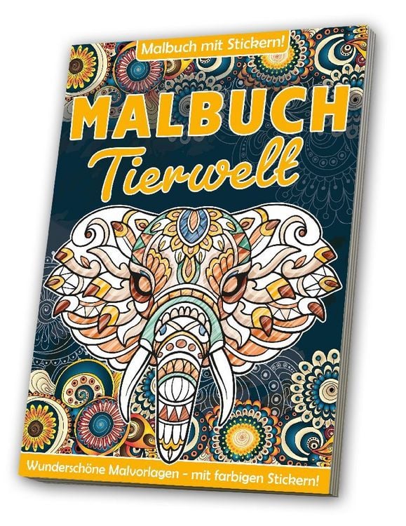 Produktbild: Malbuch: Erwachsene - Tierwelt