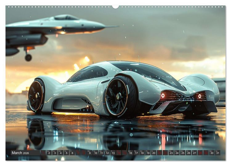 Produktbild: Fast, noble, elegant (High Quality Premium Wall Calendar 2026 DIN A2 landscape),CALVENDO 12 Month Wall Calendar