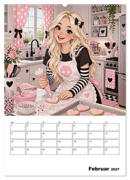Produktbild: Kim, eben anders normal (Wandkalender 2027 DIN A2 hoch), CALVENDO Monatskalender