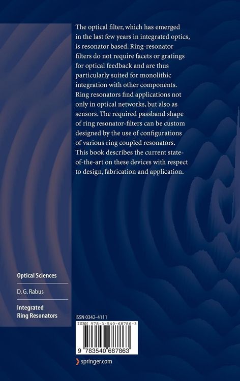 Produktbild: Integrated Ring Resonators