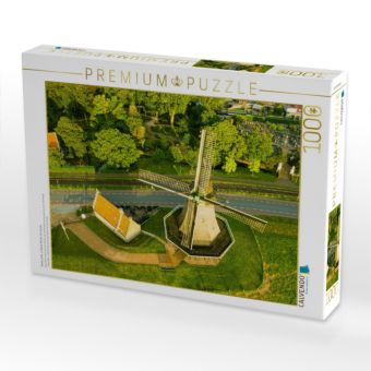 Produktbild: CALVENDO Puzzle Medemblik, Luftbild M&uuml;hle De Herder | 1000 Teile Lege-Gr&ouml;&szlig;e 64x48cm Foto-Puzzle f&uuml;r gl&uuml;ckliche Stunden