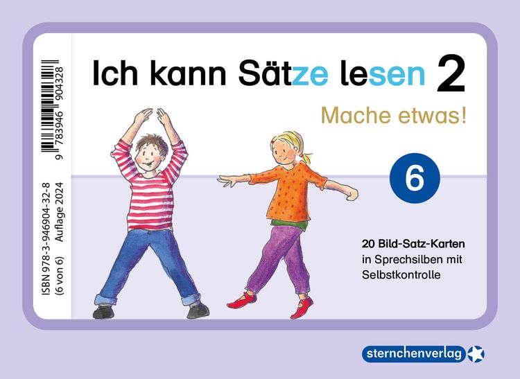 Produktbild: Ich kann S&auml;tze lesen Teil 2 in Sprechsilben mit Dana und Leander