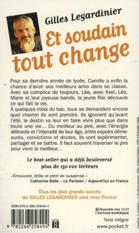 Produktbild: Legardinier, G: Et soudain tout change