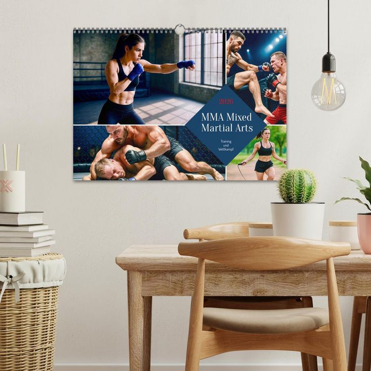 Produktbild: MMA Mixed Martial Arts (Wandkalender 2026 DIN A3 quer), CALVENDO Monatskalender