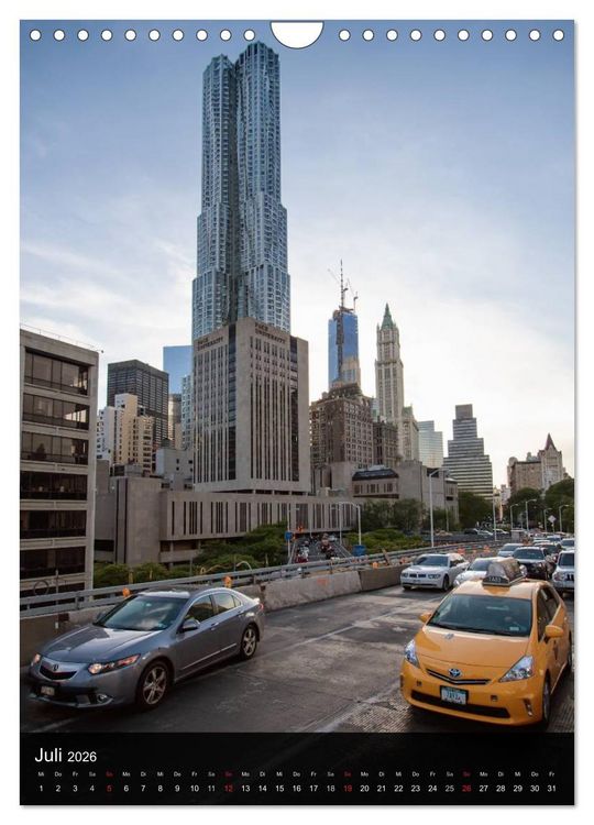 Produktbild: New York (Wandkalender 2026 DIN A4 hoch), CALVENDO Monatskalender