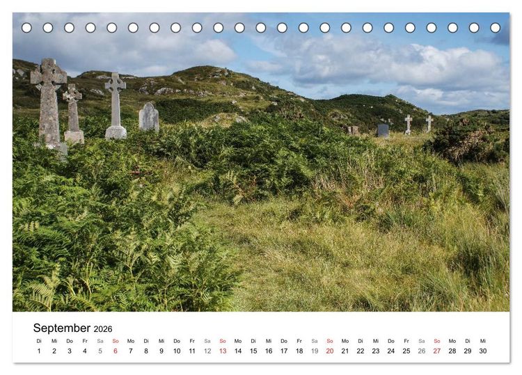 Produktbild: Irland wie gemalt (Tischkalender 2026 DIN A5 quer), CALVENDO Monatskalender
