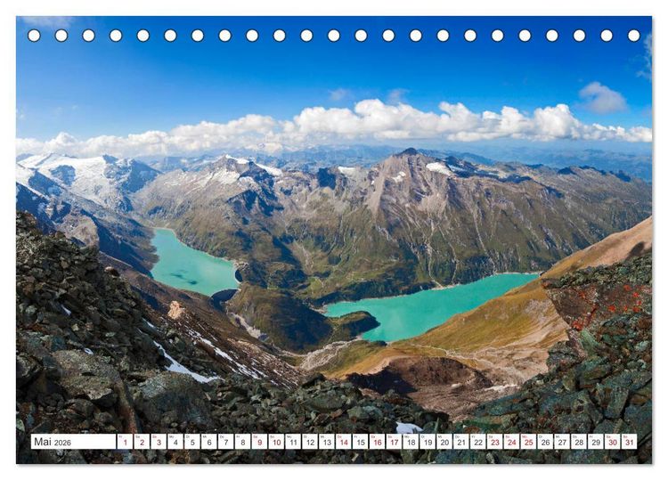 Produktbild: Der Nationalpark Hohe Tauern (Tischkalender 2026 DIN A5 quer), CALVENDO Monatskalender