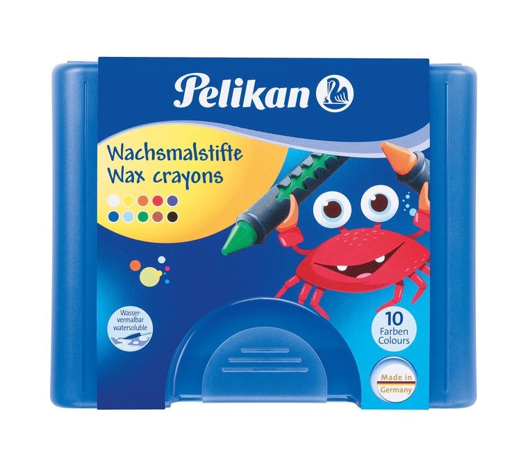 Produktbild: Pelikan Wachsmalstifte, 10er Set mit Schaber