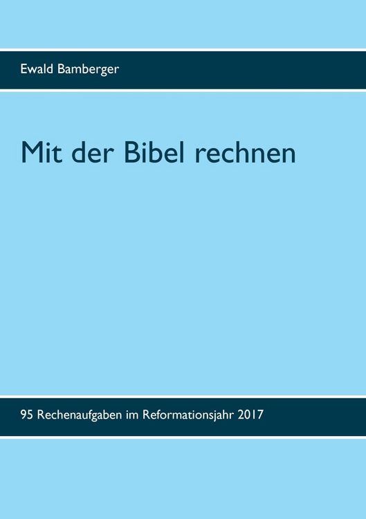 Produktbild: Mit der Bibel rechnen