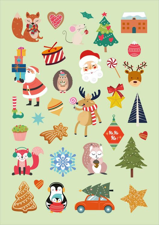 Produktbild: Weihnachtssticker