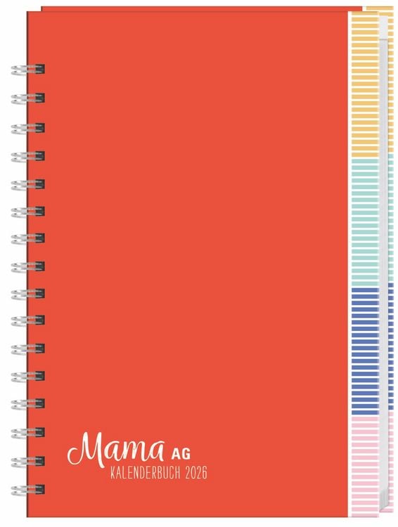Produktbild: Mama AG Familienplaner Buch A5 2026