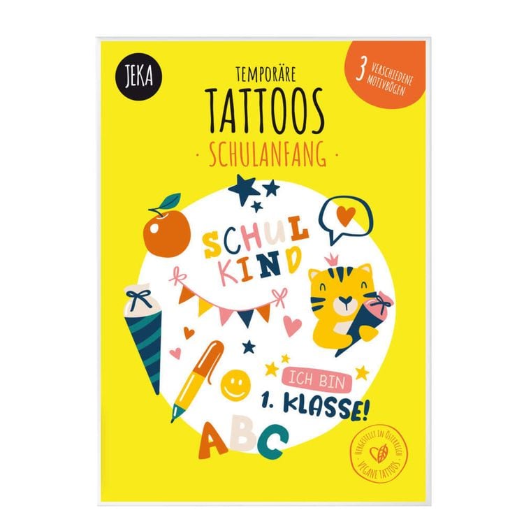 Produktbild: Tempor&auml;re Tattoos Schulanfang