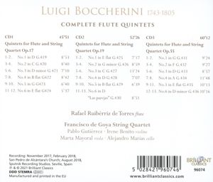 Produktbild: Boccherini:Complete Flute Quintets