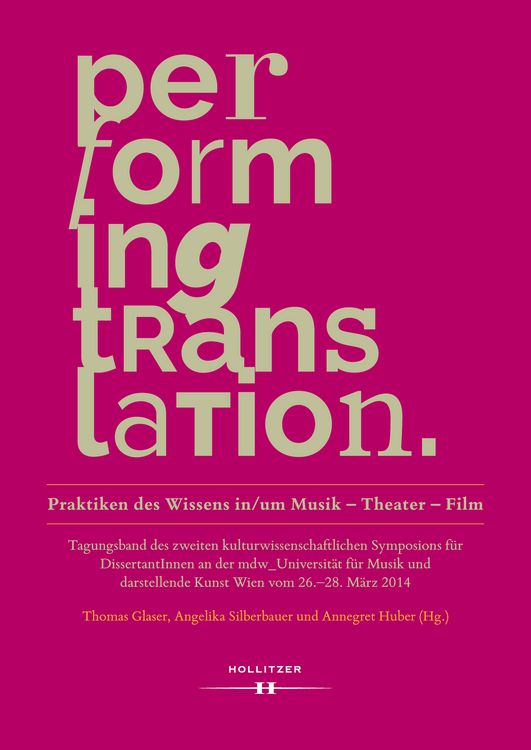Produktbild: Performing Translation