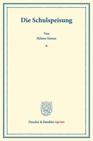 Produktbild: Die Schulspeisung.
