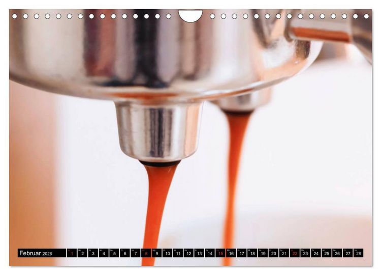 Produktbild: Espressozeit (Wandkalender 2026 DIN A4 quer), CALVENDO Monatskalender