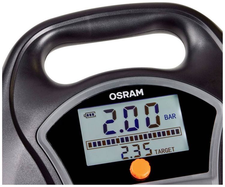 Produktbild: Osram Automotive OTIR6000 Kompressor TYREinflate 6000 5.5 bar Automatische Abschaltung, Digitales Display, mit Arbeitslampe, mit