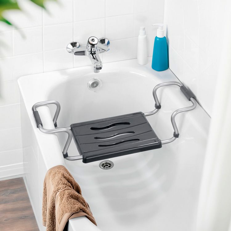 Produktbild: Badewannensitz Mod. Secura Silber, 120 kg Tragkraft