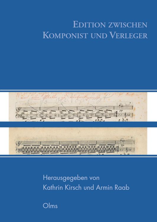 Produktbild: Edition zwischen Komponist und Verleger