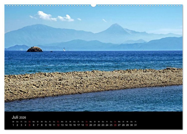 Produktbild: T&uuml;rkische Riviera - Entlang der lykischen K&uuml;ste (Wandkalender 2026 DIN A2 quer), CALVENDO Monatskalender