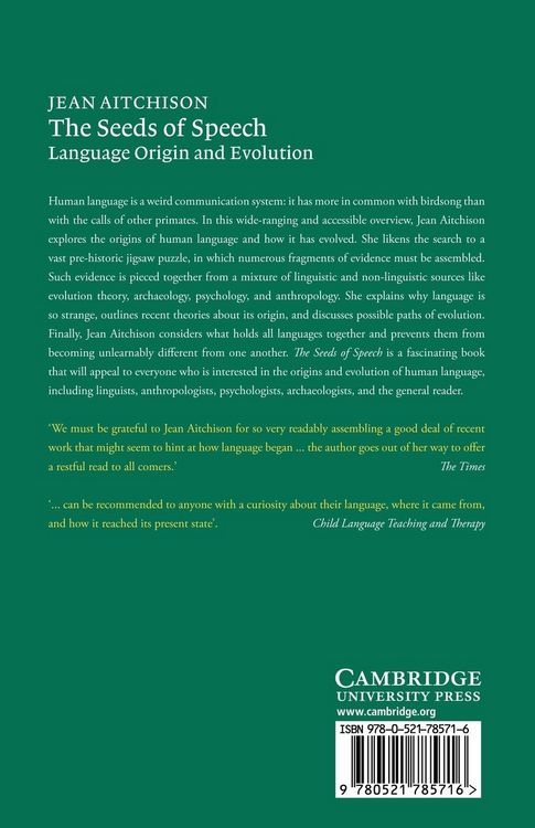 Produktbild: The Seeds of Speech