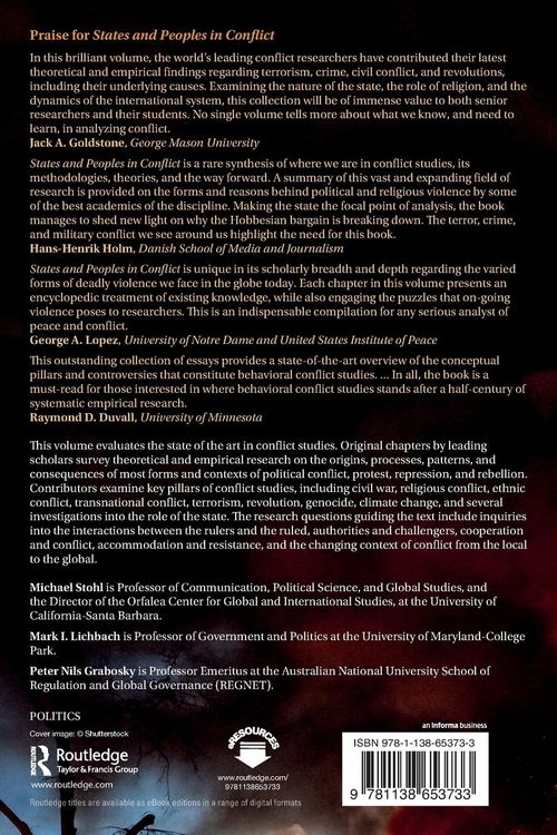 Produktbild: States and Peoples in Conflict
