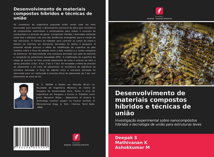 Produktbild: Desenvolvimento de materiais compostos h&iacute;bridos e t&eacute;cnicas de uni&atilde;o
