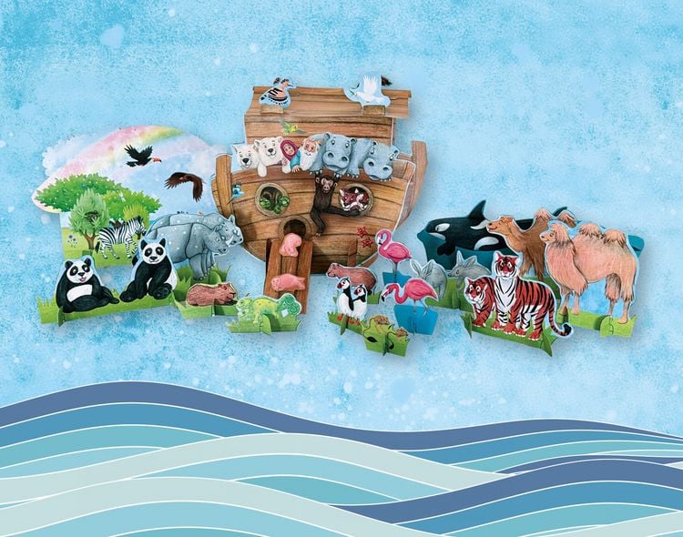 Produktbild: Meine bunte Arche Noah. Steckfiguren-Spa&szlig;