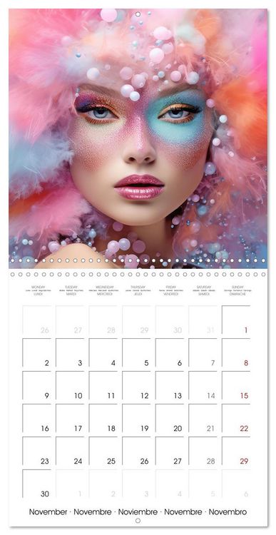 Produktbild: Fascination artful hair (Wall Calendar 2026 12 &times; 12 Inch) CALVENDO 12 Month Wall Calendar