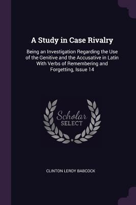 Produktbild: A Study in Case Rivalry