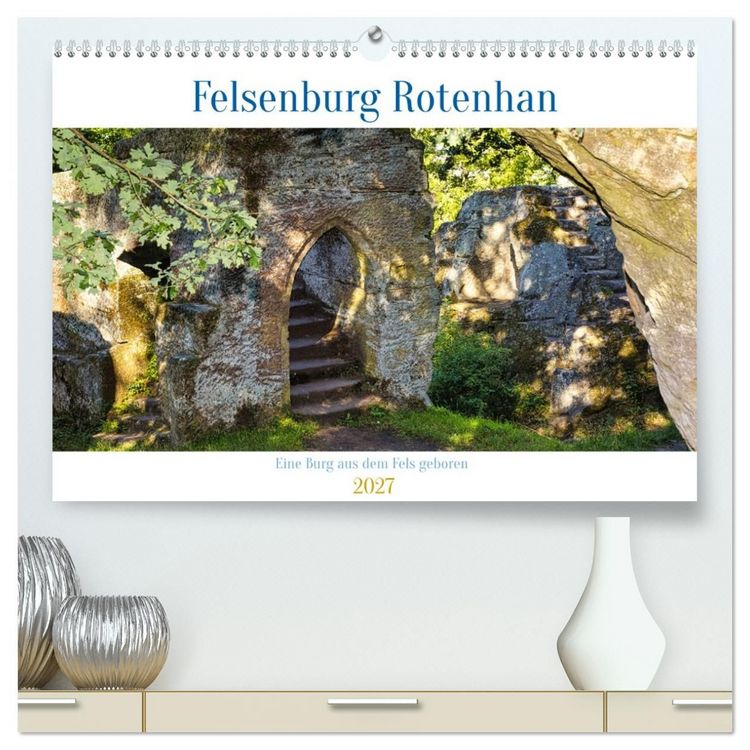 Produktbild: Felsenburg Rotenhan (hochwertiger Premium Wandkalender 2027 DIN A2 quer), Kunstdruck in Hochglanz