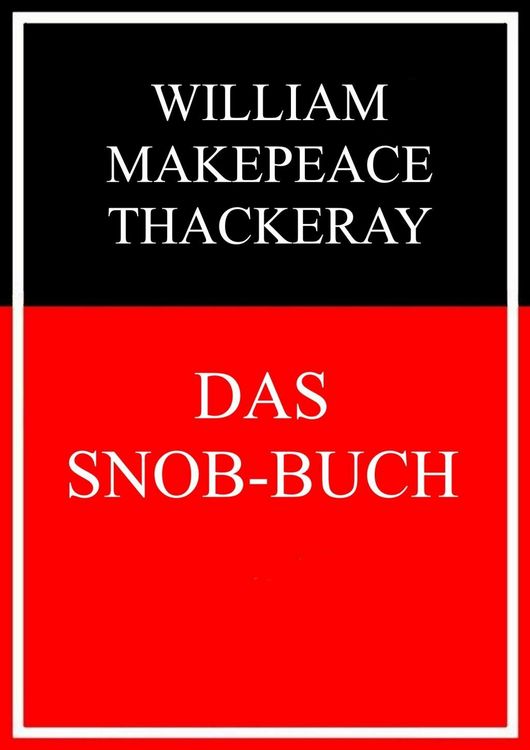 Produktbild: Das Snob-Buch